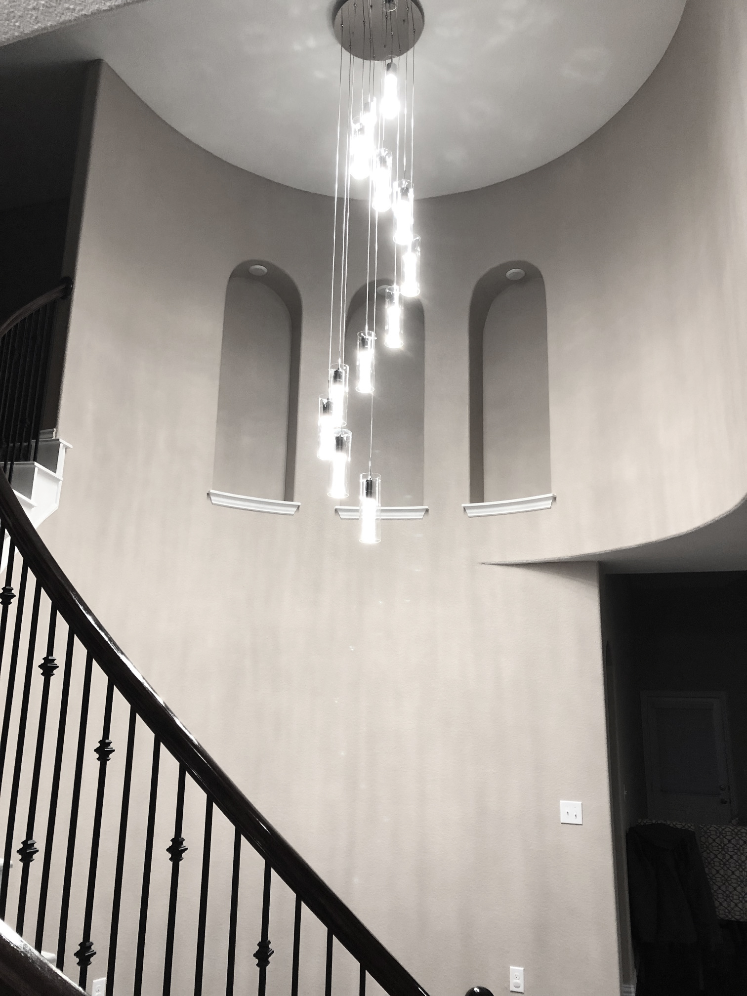 Chandelier with Staircase